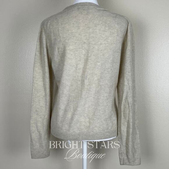 Rare Snowflake Wool Blend Sweater Alt ASO Lorelai Gilmore Girls Cream Silver - Picture 7 of 10